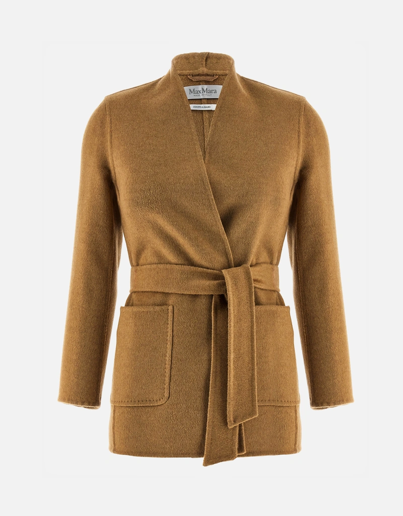 Max Mara Harold キャメルウールブレザー (すべての新品) IFCHIC.COM