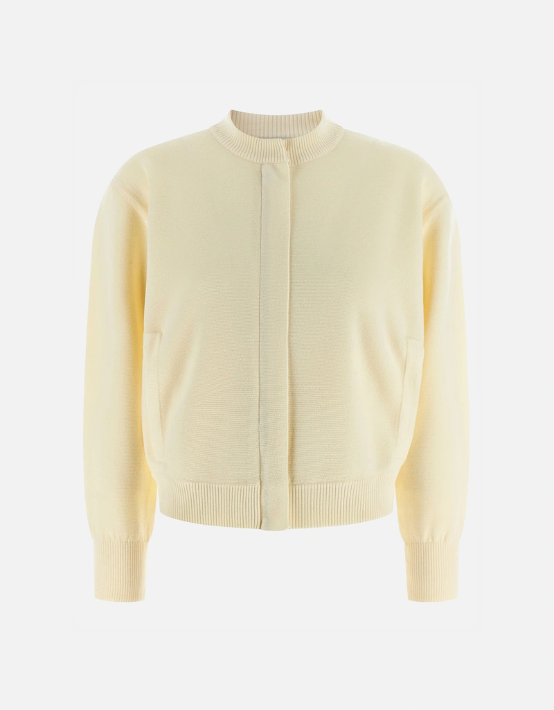 Max Mara Pelago バージンウール ボクシーフィット カーディガン