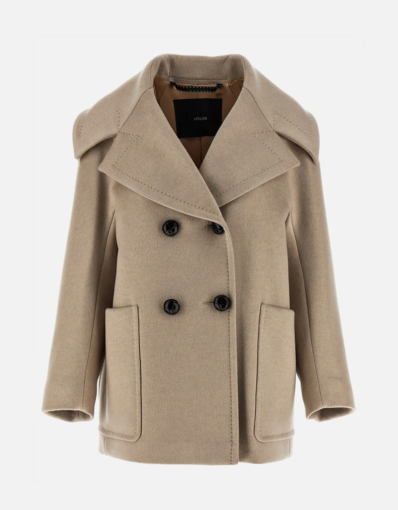 Max Mara カシミヤダブルブレストオーバーサイズコート (すべての新品
