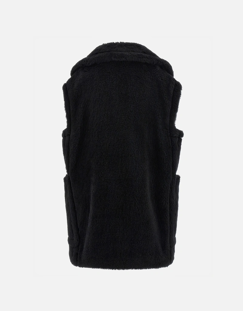 Max Mara アルパカウールシルク ダブルブレストベスト (すべての新品