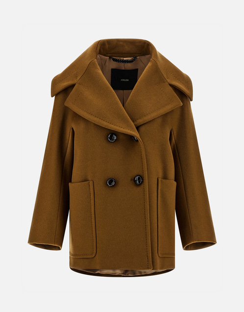 MaxMara ピーコート 純カシミヤ F Max Mara オーバーサイズカシミヤピーコート (すべての新品) IFCHIC.COM