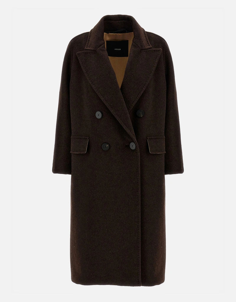 Max Mara カシミヤ アルパカ ウール オーバーサイズ マスキュリン