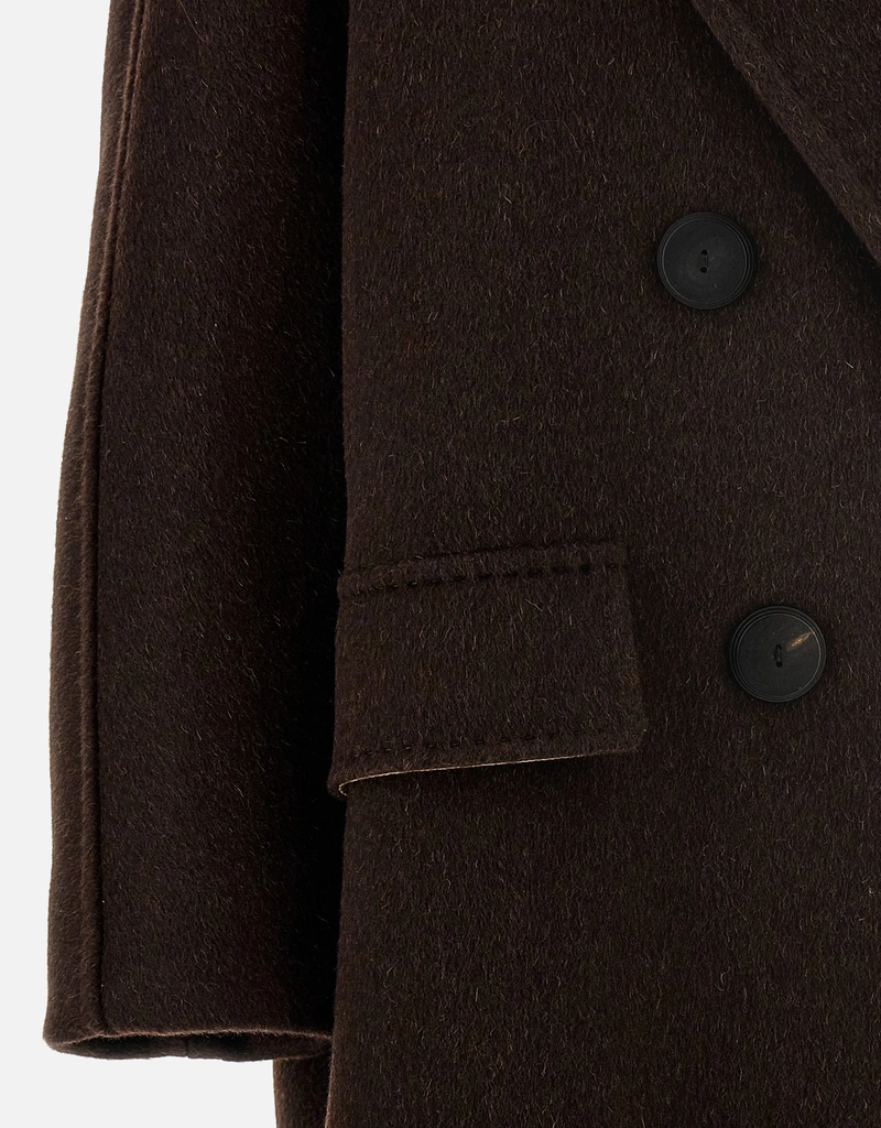 Max Mara カシミヤ アルパカ ウール オーバーサイズ マスキュリン