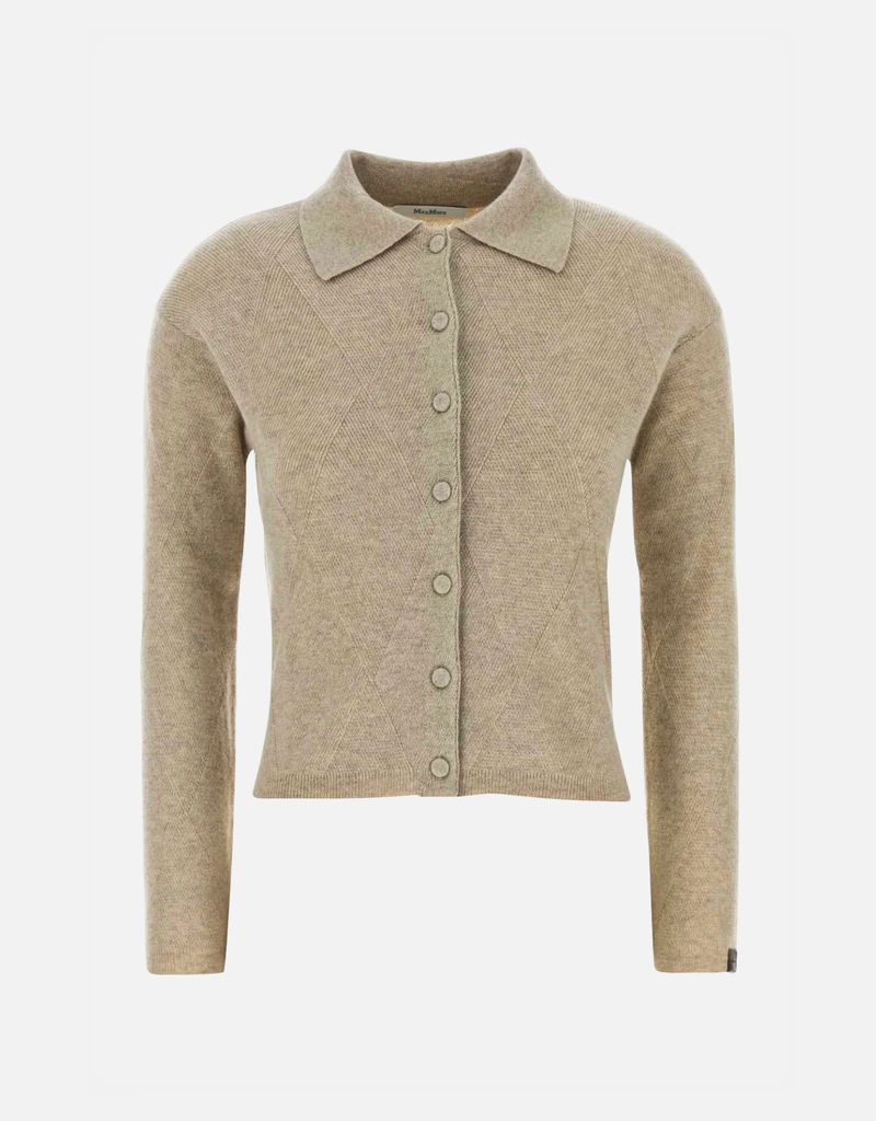 マックスマーラ　スタッズカーディガン　カシミヤ Max Mara（マックスマーラ） ジップアップ カーディガン ARMANDA