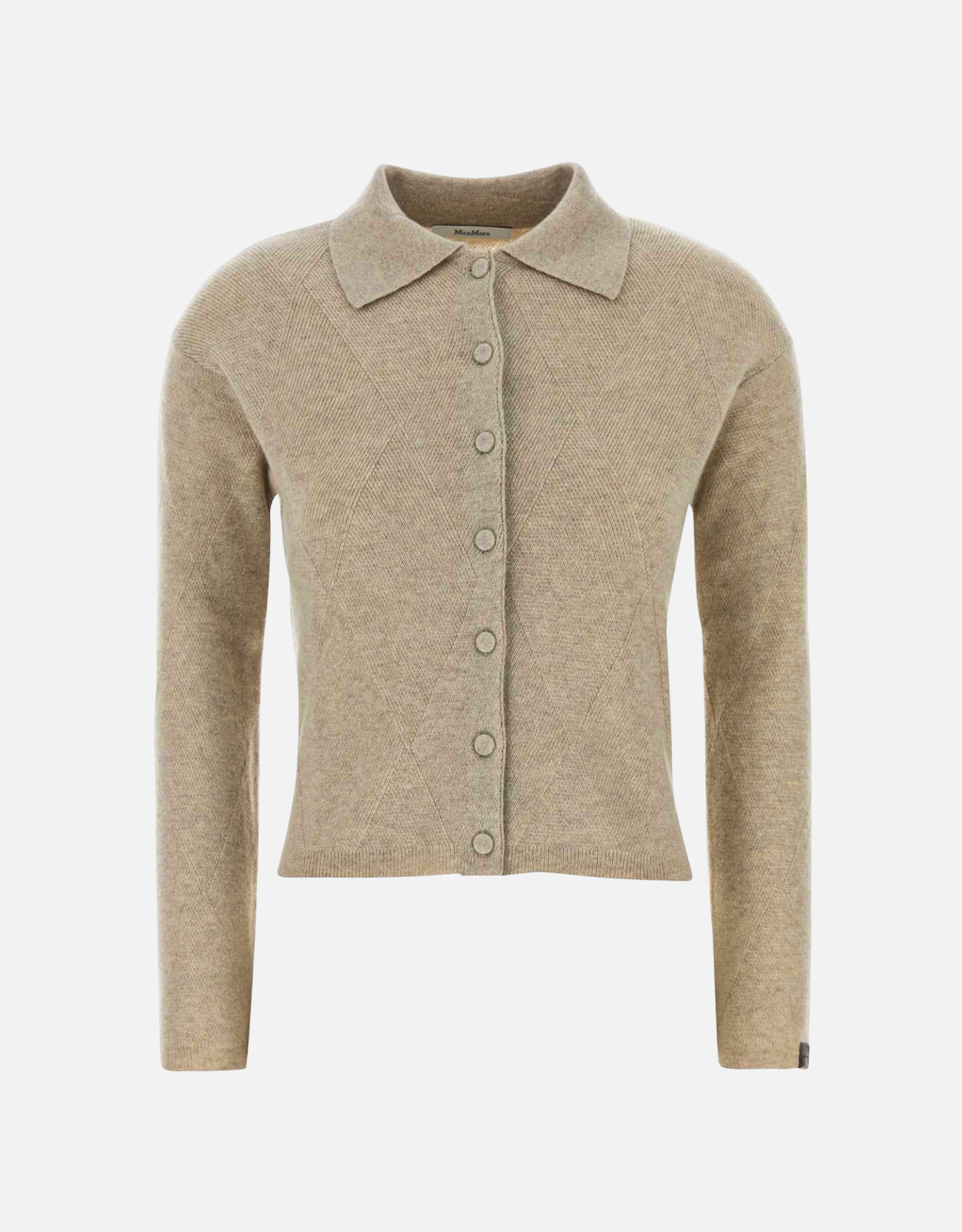 Max Mara サンド カシミヤ カーディガン (すべての新品) IFCHIC.COM