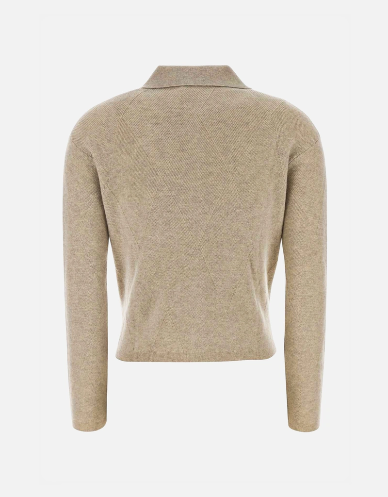 Max Mara サンド カシミヤ カーディガン (すべての新品) IFCHIC.COM