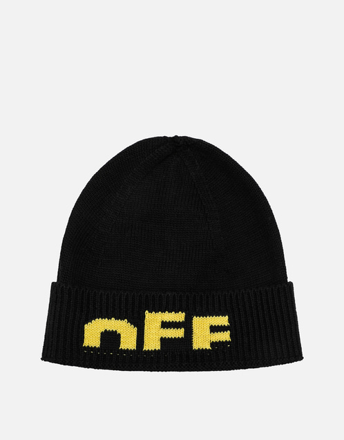 Off-White Kids キッズ タイプロゴ コットン ビーニー (すべての新品