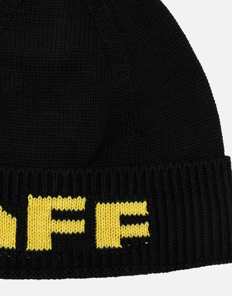 Off-White Kids キッズ タイプロゴ コットン ビーニー (すべての新品