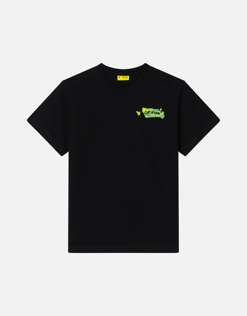 OFF-WHITE オフホワイト　キッズ　Tシャツ　サイズ10 Off-White Kids キッズ ブラック コットン Tシャツ (男の子（4-16歳