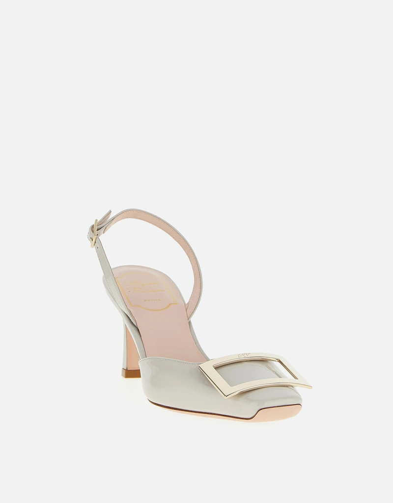Roger Vivier トランペット カーフスキンレザー パテントレザー