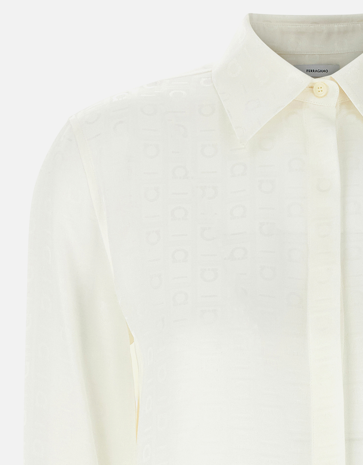sh2625 Salvatore Ferragamo 柄シャツ Salvatore Ferragamo モノグラム シルク シャツ () IFCHIC.COM