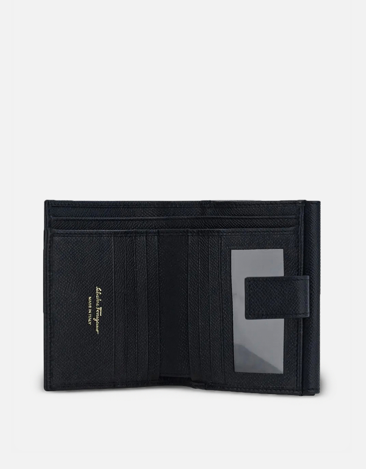 Salvatore Ferragamo ガンチーニ ハンマードカーフスキン コンパクト
