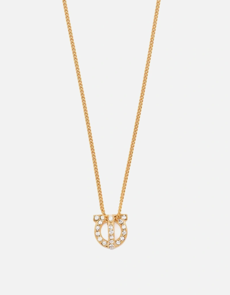 Salvatore Ferragamo ガンチーニ 3D クリスタル ネックレス (すべての