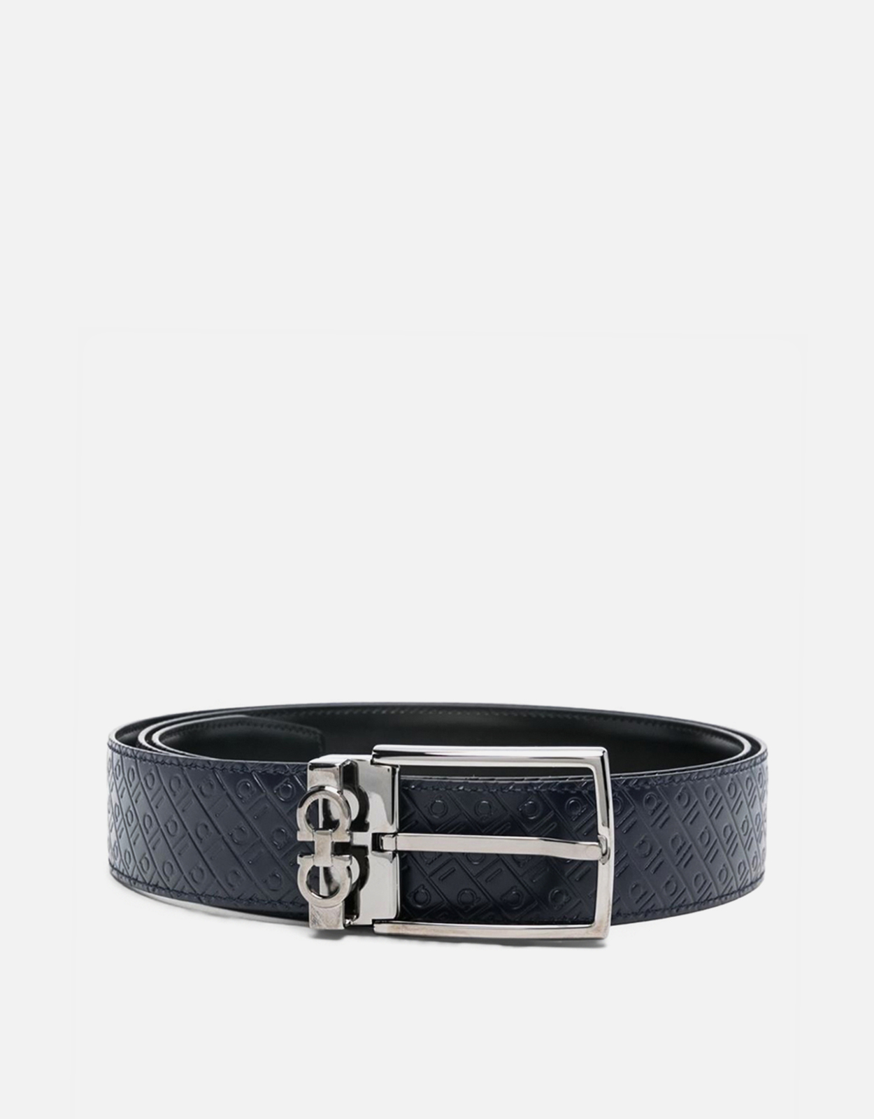 Salvatore Ferragamo メンズ リバーシブル調節可能なガンチーニ カーフ