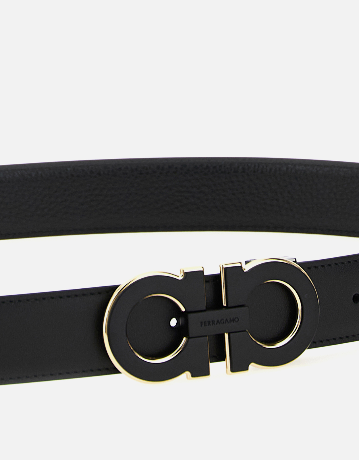 Salvatore Ferragamo ガンチーニ ベルト ブラック Ferragamo ガンチーニ ベルト | ブラック | FARFETCH JP