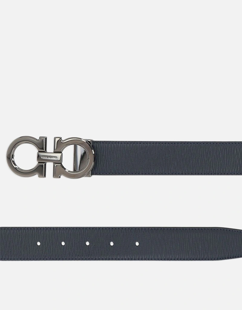 Salvatore Ferragamo メンズ セミマットグレインド カーフレザー