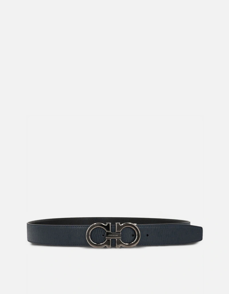 Salvatore Ferragamo メンズ セミマットグレインド カーフレザー