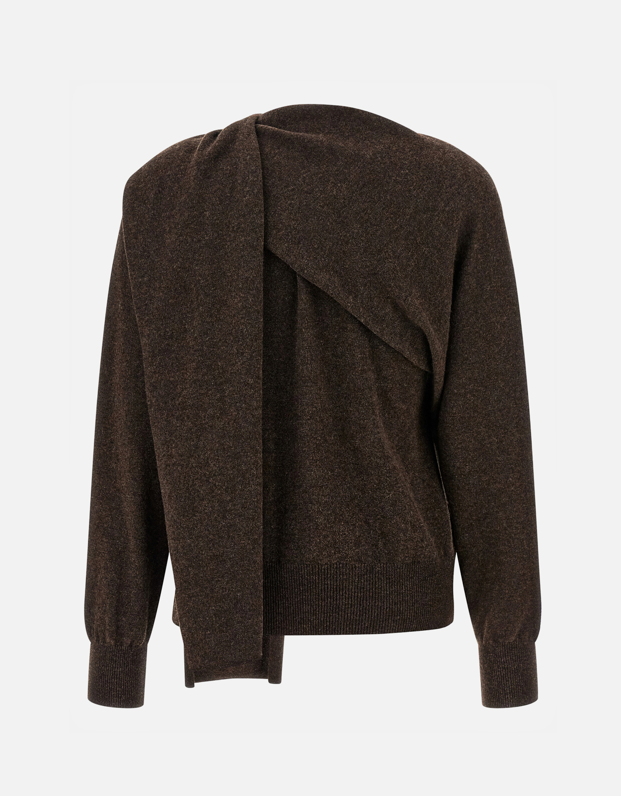 サルヴァトーレフェラガモ カシミヤ混　ロングカーディガン　チョコブラウン Salvatore Ferragamo カシミヤカーディガン (すべての新品) IFCHIC.COM