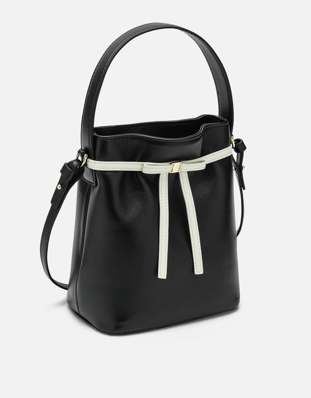 Salvatore Ferragamo カーフスキンミニボウバケットバッグ (すべての