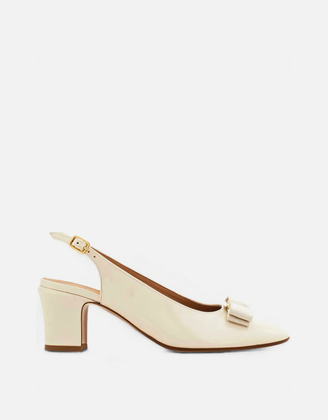 美品■Ferragamo VIVA スリングバックパンプス 22cmベージュ Salvatore Ferragamo ハイヒールスリングバックシューズ | Slingbacks