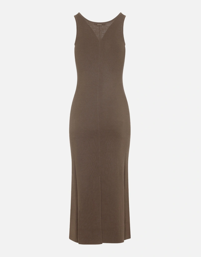 Max Mara ベージュ ロングドレス 03 (42)新品未使用 Max Mara ヴァージンウールニットロングドレス () IFCHIC.COM