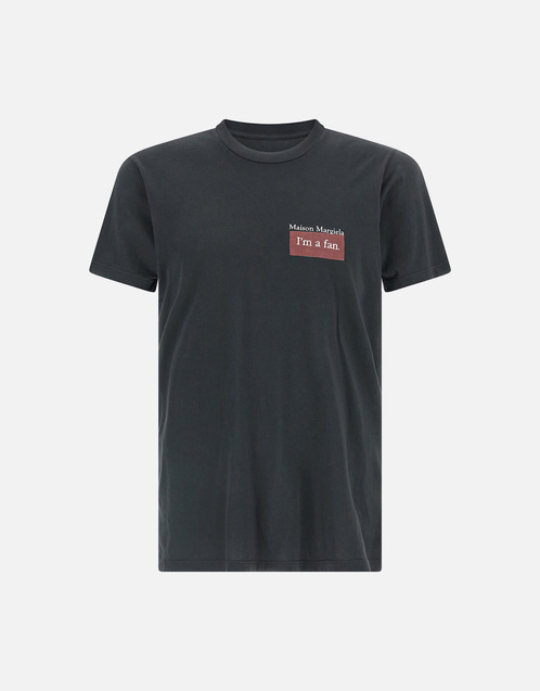Maison Margiela メンズ コットンジャージー プリントTシャツ
