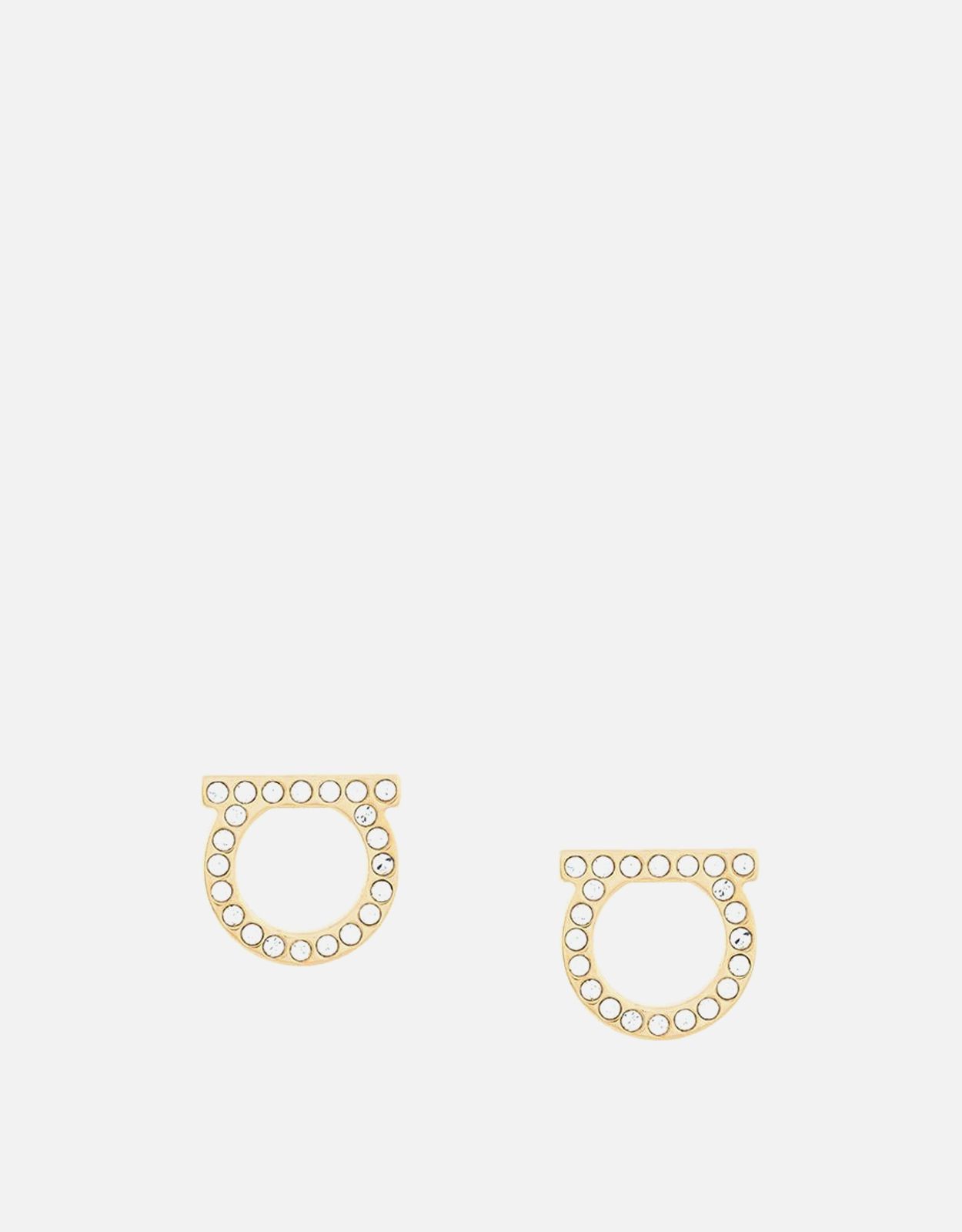 Salvatore Ferragamo Gancini Crystals Earrings　サルヴァトーレ フェラガモ ガンチーニ クリスタル イヤリング Salvatore