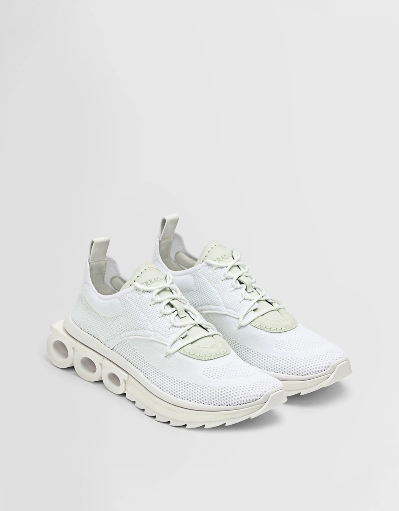 Salvatore Ferragamo Mina Stretch Knit Low-Top スポーツカジュアル