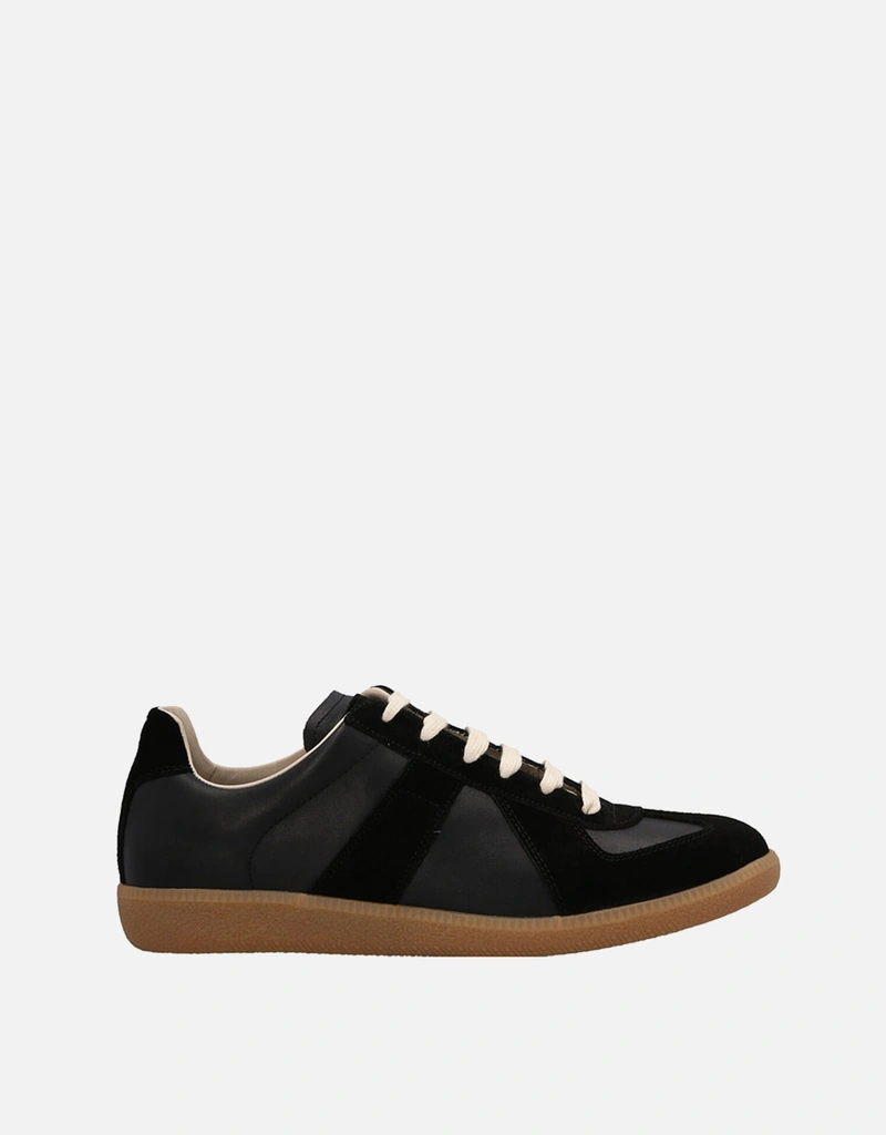 Maison Margiela メンズ レプリカ ナッパレザー＆スエードスニーカー