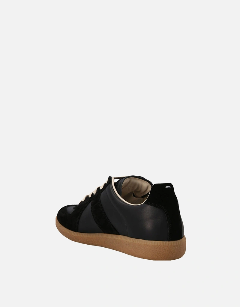 Maison Margiela メンズ レプリカ ナッパレザー＆スエードスニーカー