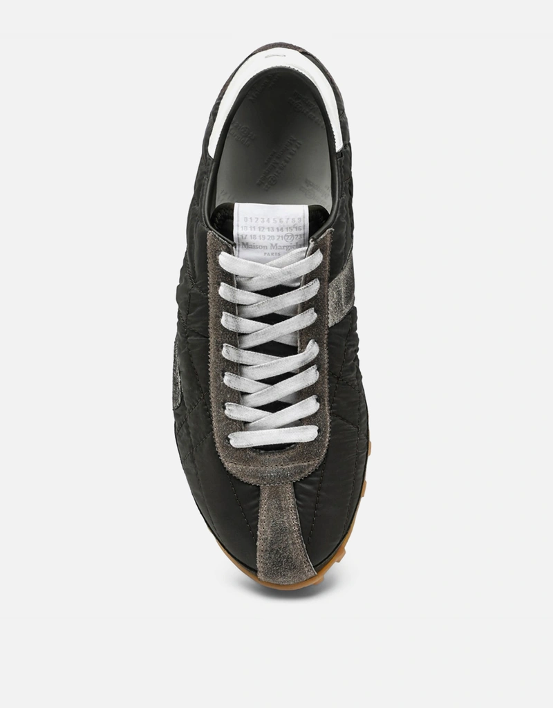 Maison Margiela メンズスプリンターズレザーアンドスエードインサート