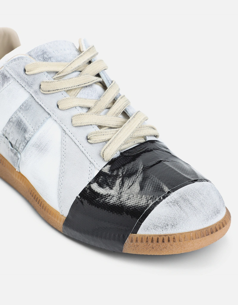 Maison Margiela メンズReplicaカーフレザースニーカー (すべての新品