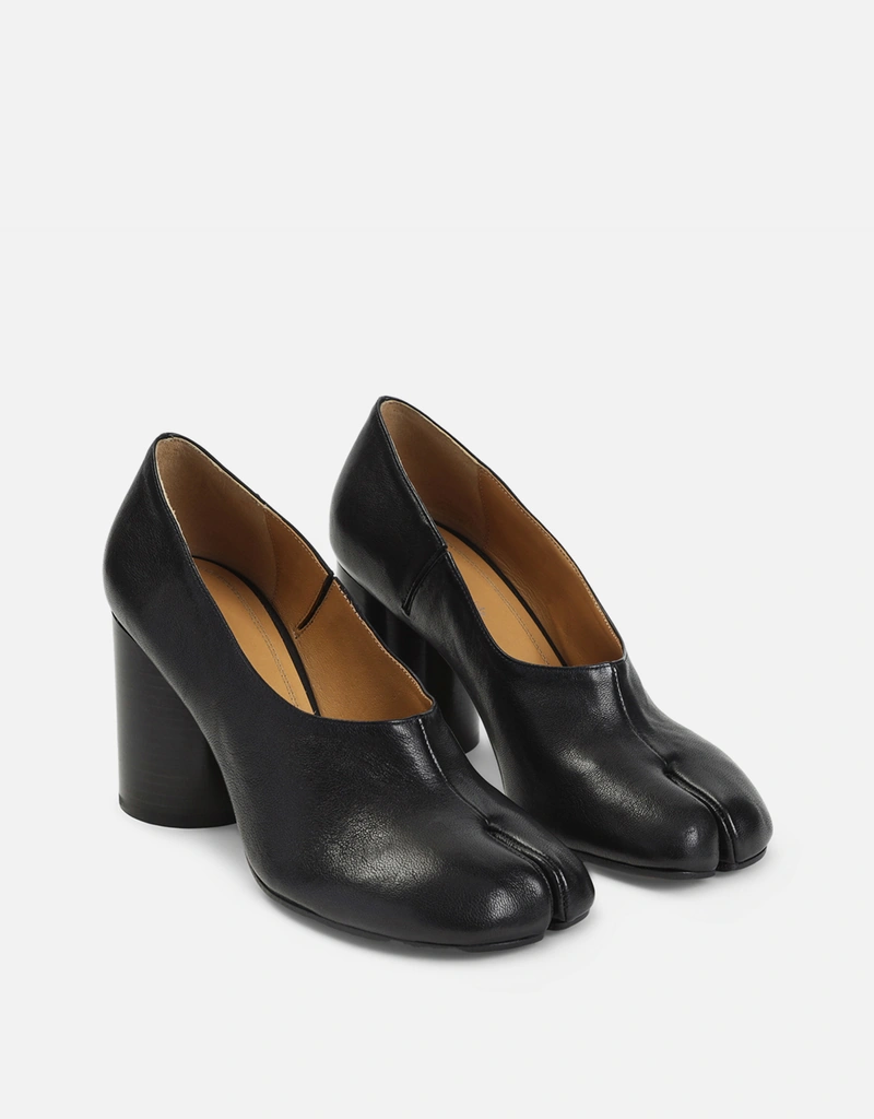 Maison Margiela タビ シープレザー シリンダーヒールパンプス (すべて