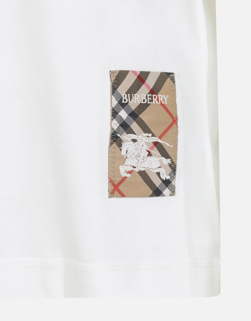 Burberry Check Label Cotton T-Shirts (All New In) IFCHIC.COM