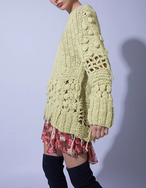 MM6 Maison Margiela Handmade Crochet Oversized Sweater (Knitwear