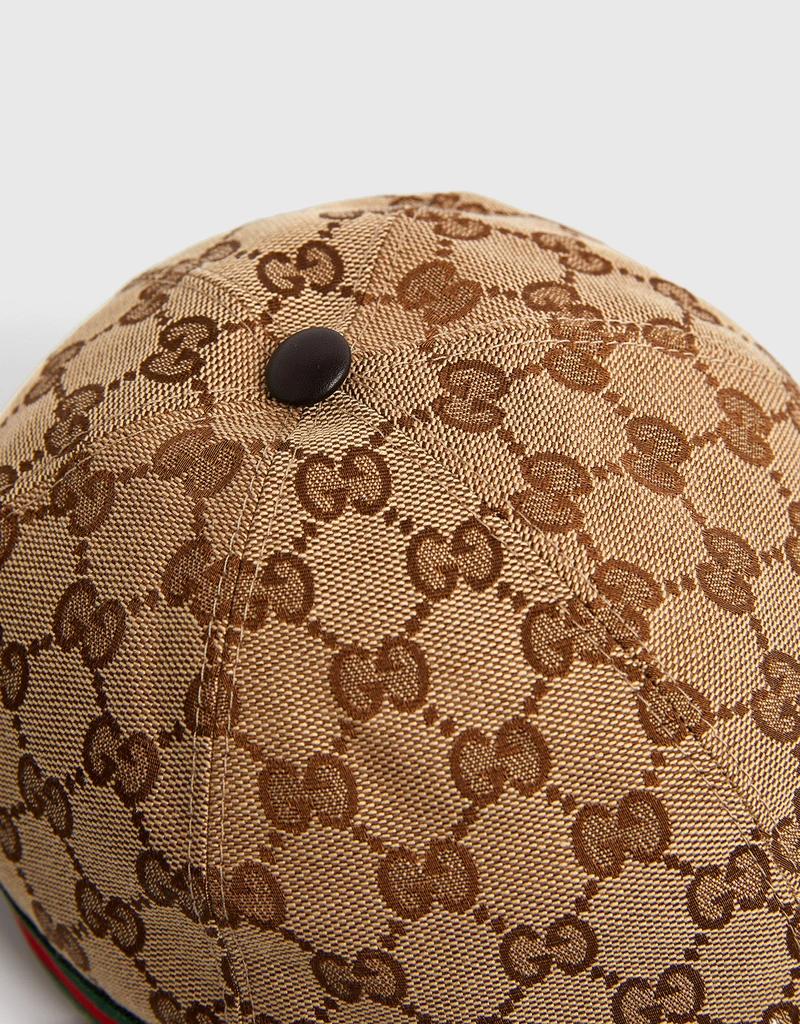 Gucci メンズオリジナルGGキャンバスウェブベースボールキャップ