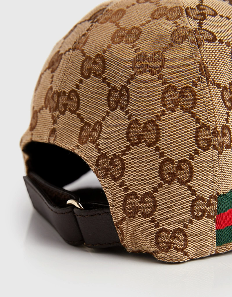 Gucci メンズオリジナルGGキャンバスウェブベースボールキャップ