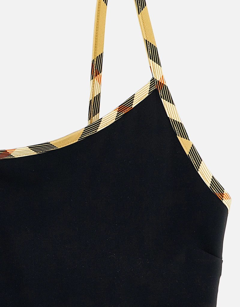 Burberry チェックトリムビキニトップ (すべての新品) IFCHIC.COM