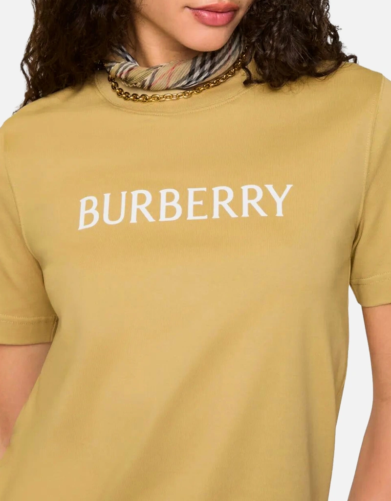 Men's Burberry Tシャツ 150 ロゴ ベージュ Camel Burberry Logo