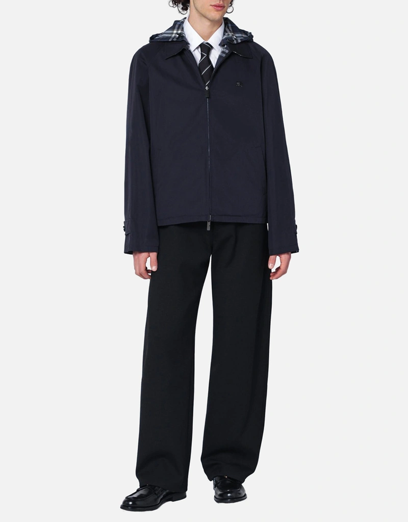 Burberry メンズリバーシブルチェックコットンレギュラーフィット
