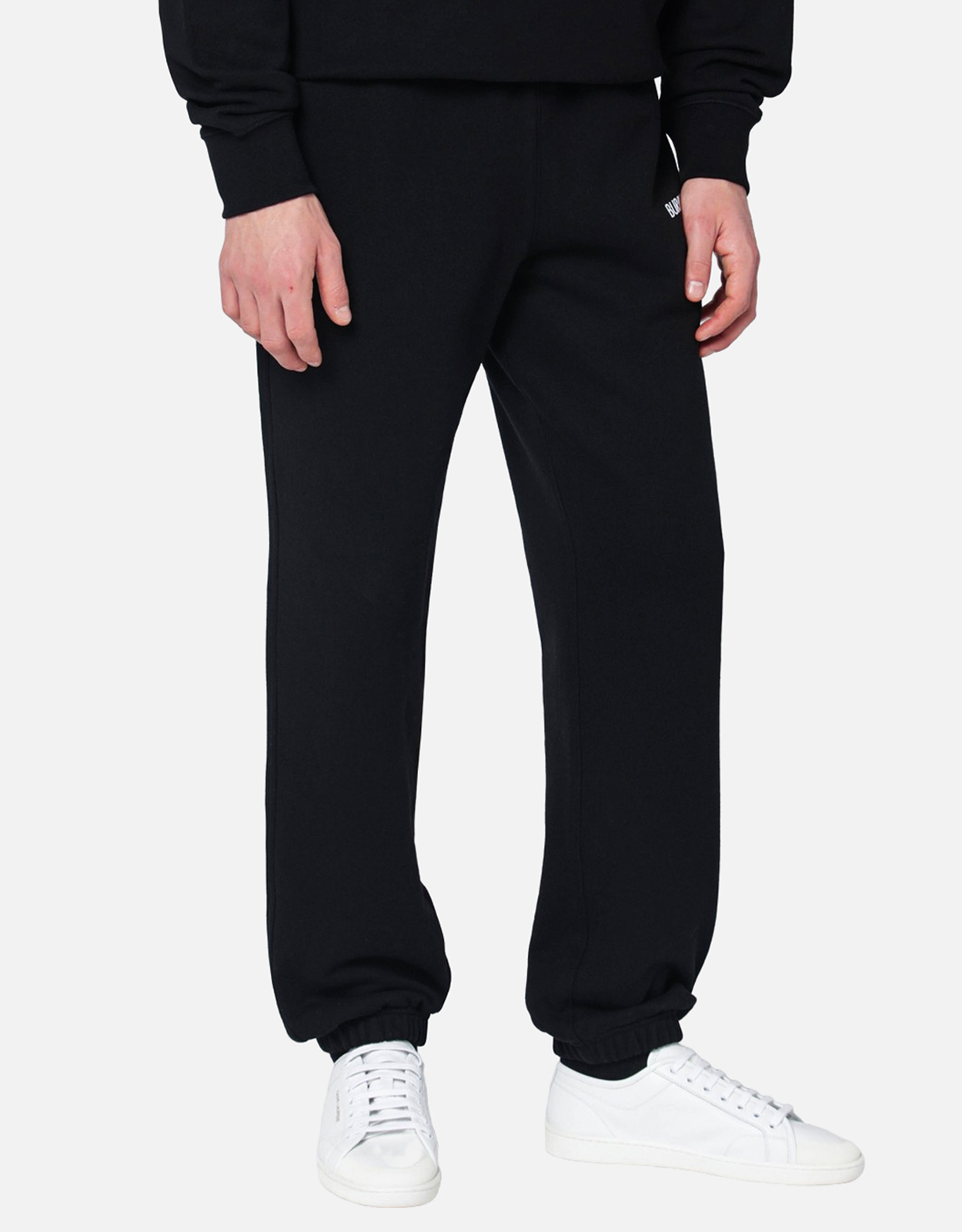 Burberry メンズ ロゴ コットン スリムフィット ジョギングパンツ