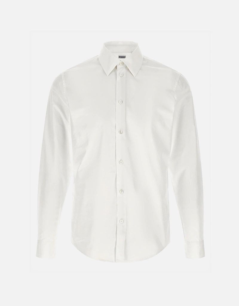 Burberry メンズ レギュラーフィット コットンポプリンシャツ (すべて