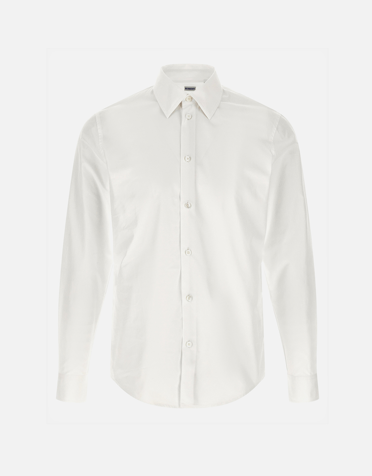 Burberry メンズ レギュラーフィット コットンポプリンシャツ (すべて