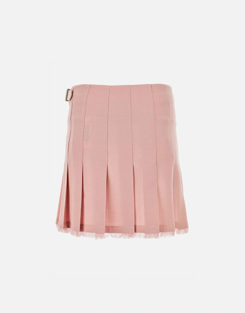 Burberry ウール プリンス オブ ウェールズ チェック ミニスカート