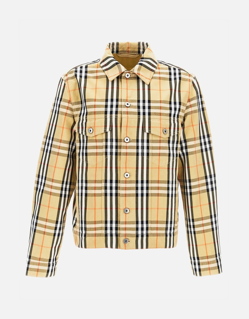 Burberry メンズチェックコットンジャケット () IFCHIC.COM