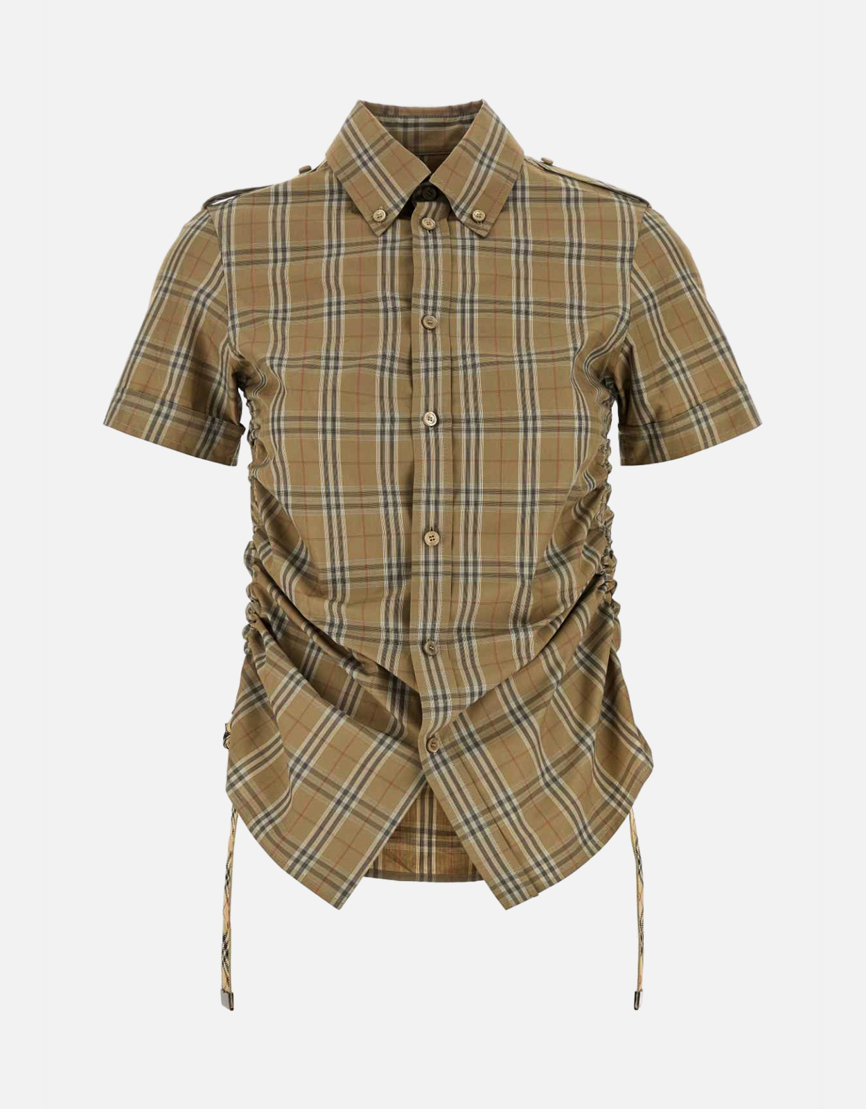 Burberry スリムフィットチェックコットンシャツ (すべての新品