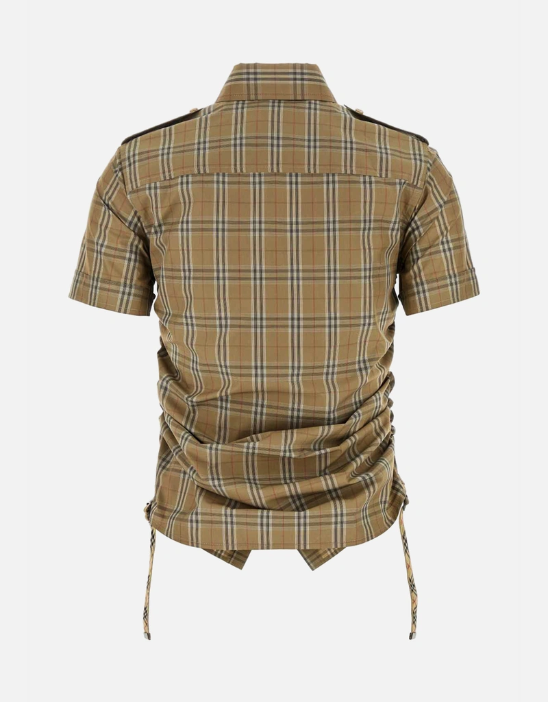 Burberry スリムフィットチェックコットンシャツ (すべての新品