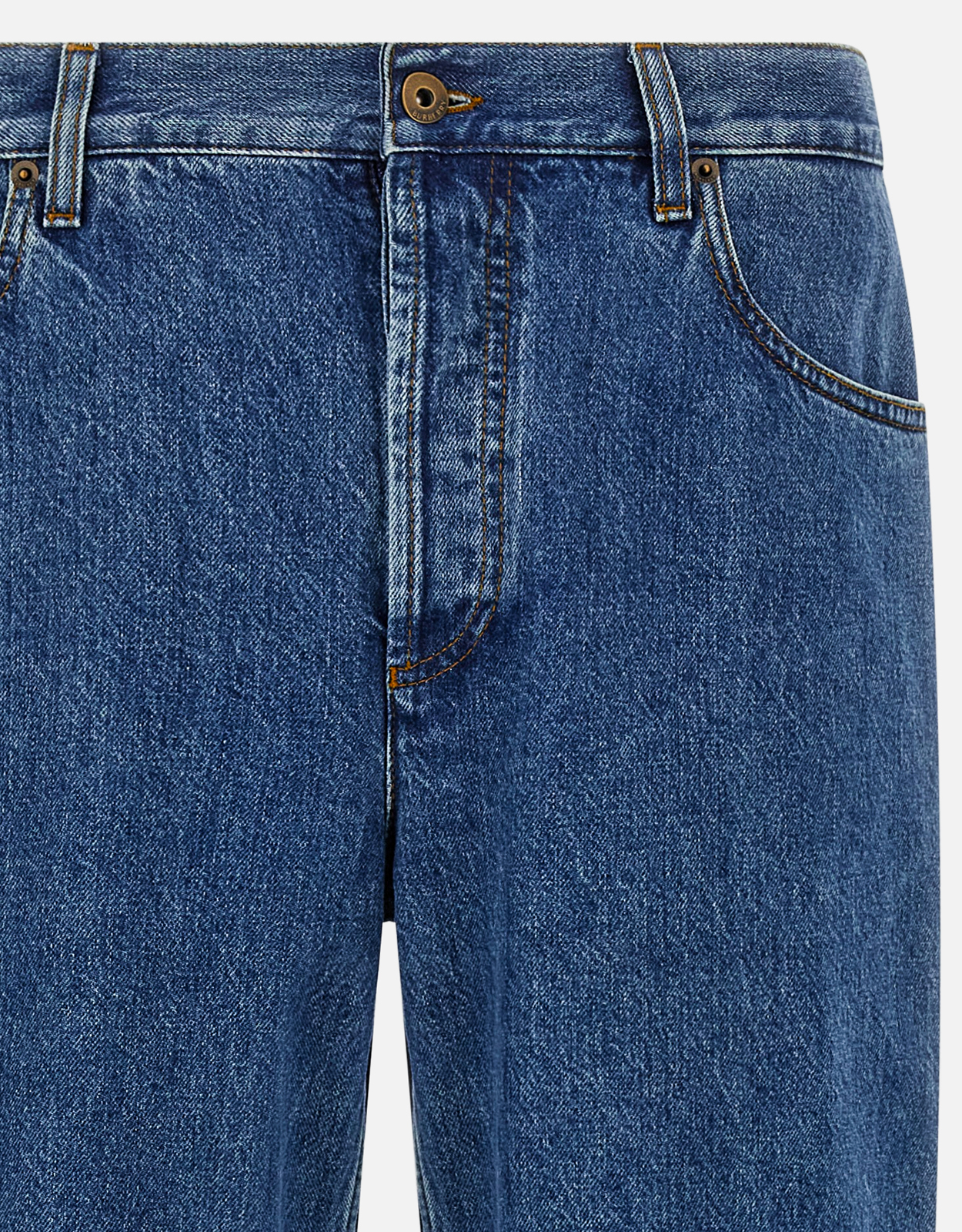 Burberry メンズ ルーズ 綿デニム ストレートレッグジーンズ (すべての