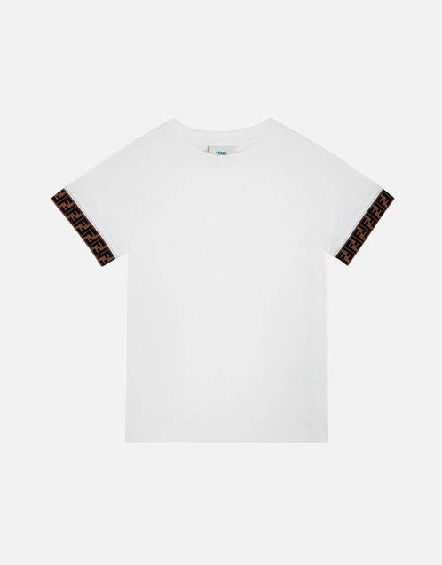 Fendi Kids キッズユニセックス ジャージー ティンテッド Tシャツ