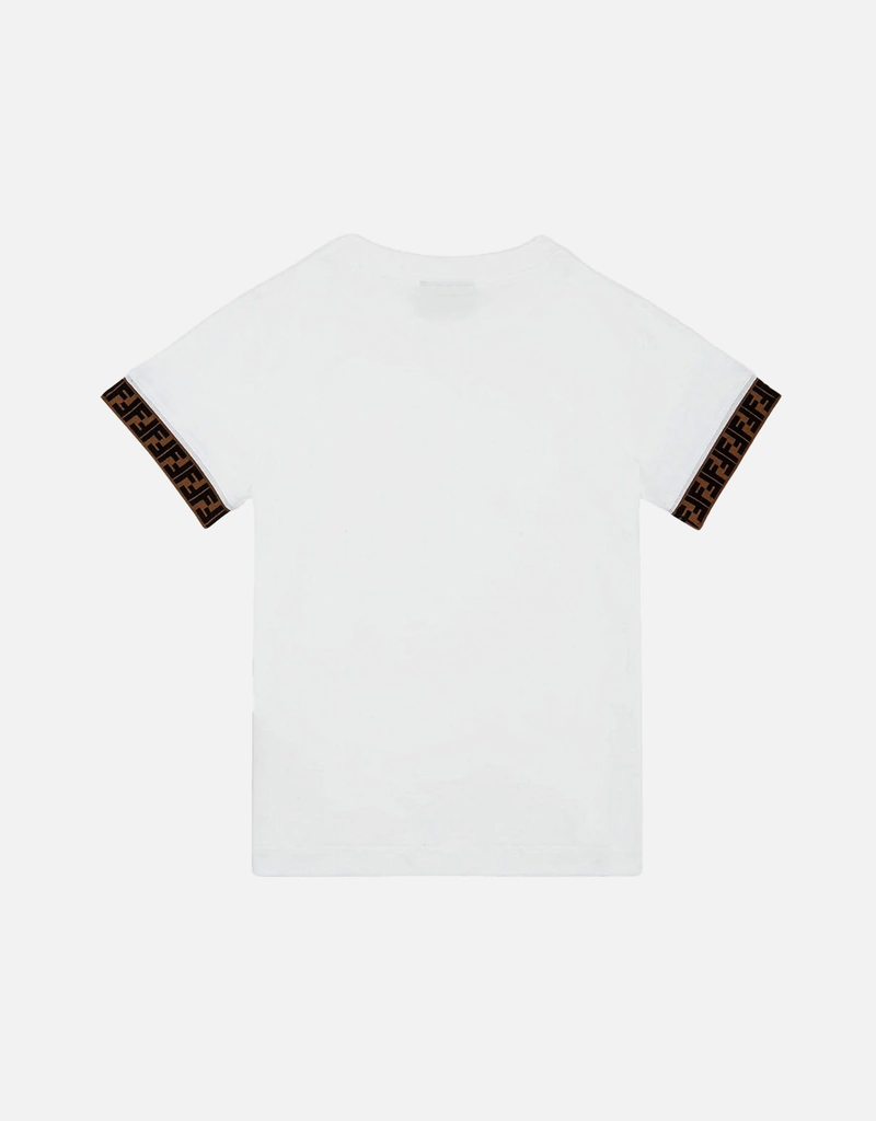 Fendi Kids キッズユニセックス ジャージー ティンテッド Tシャツ